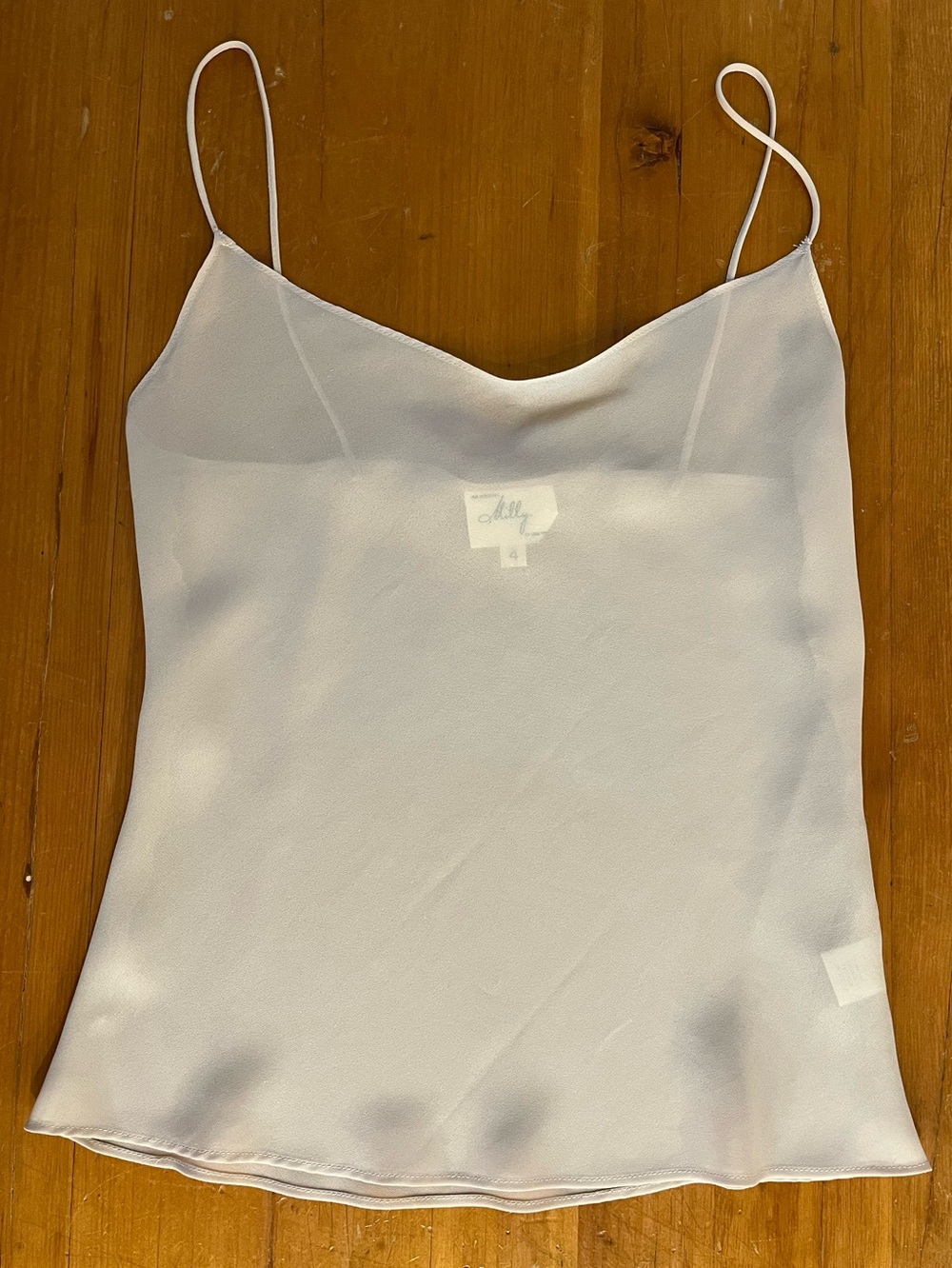 Milly of New York Nude Camisole Made in USA of Italian Fabrics Layering Piece